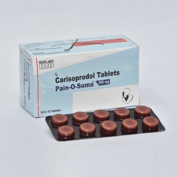 Pain O Soma 500mg (Carisoprodol)